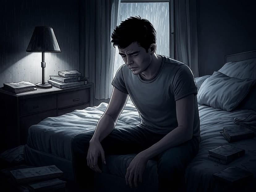 Man walking illustration